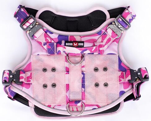 Boss Dog Tactical Pink Camo Harness (Large) in Kuwait