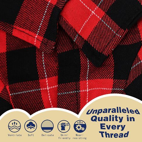 Paiaite Plaid Dog Shirt: Classic Checkered Style in Cotton for Large, Medium, and Small Breeds, Comfort, Breathability, and Elegance Dog Clothes. Perfect for Everyday Wear, and Photoshoots Red L in Saudi Arabia
