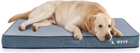 Jumbo Dog Bed, Orthopedic Dog Bed with Thick Gel Memory Foam Support, Durable Flannel Fabric with Removable Cover & Waterproof Liner Dog Beds in Saudi Arabia