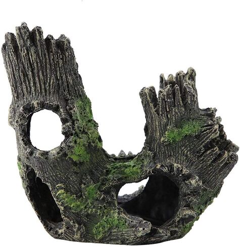 DAUERHAFT جذع شجرة الراتنج الاصطناعي لتزيين حوض السمك Driftwood لزينة خزان الأسماك، ملحقات حوض السمك الراتنج (18.00x12.00x21.00) in Saudi Arabia