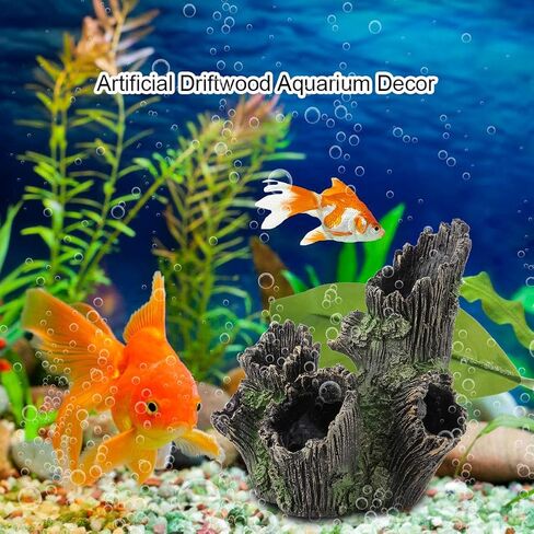 DAUERHAFT جذع شجرة الراتنج الاصطناعي لتزيين حوض السمك Driftwood لزينة خزان الأسماك، ملحقات حوض السمك الراتنج (18.00x12.00x21.00) in Saudi Arabia
