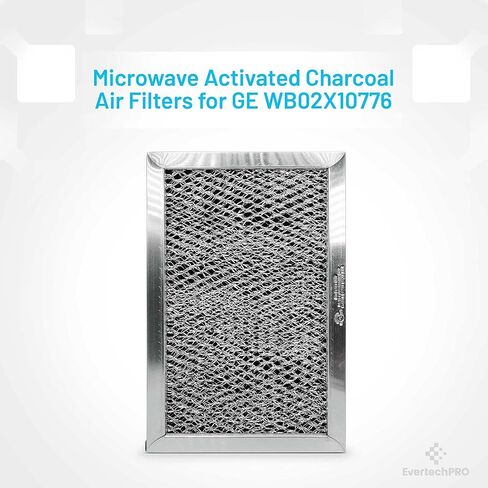 WB02X10776 فلتر فحم الميكروويف لـ GE WB02X33061 WB2X10776 PM02X10776 2 Pack in Kuwait