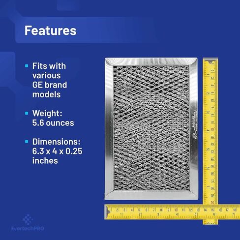 WB02X10776 فلتر فحم الميكروويف لـ GE WB02X33061 WB2X10776 PM02X10776 2 Pack in Kuwait