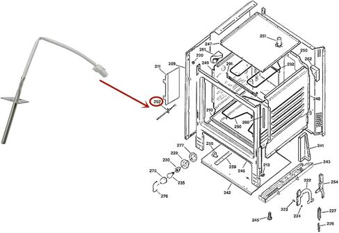 WB21T10007 WB21X22134 for GE Kenmore Oven Temperature Sensor in Saudi Arabia