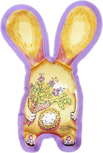 Durable Dog Toy with Squeaker - Floppy Tough Chew Toy, All Ears - Hopper, Small 7 inch in Saudi Arabia