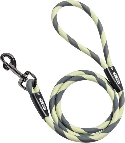 NVTED Waterproof Dog Leash Durable Waterproof Odor Proof Premium PVC Pet Lead Fast Clasp Adjustable Lengths for Traffic Control Safety for Medium Large Dogs - 4ft, Green in Kuwait