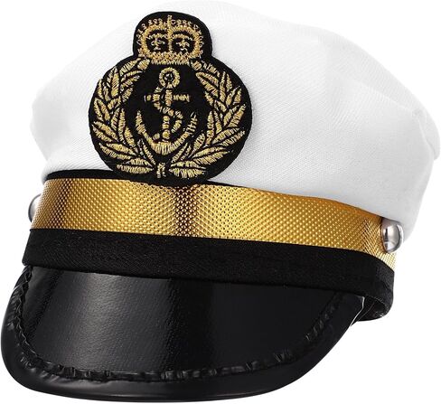 2pcs Captains Sailor Hat For a Dog, Cat Captain Hat Puppy Dog Captains Outfit Halloween Cosplay Costume Photo Props in Saudi Arabia