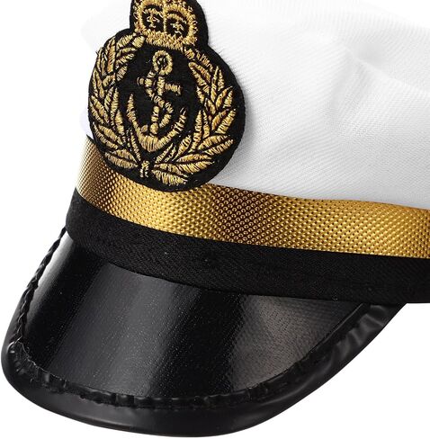 2pcs Captains Sailor Hat For a Dog, Cat Captain Hat Puppy Dog Captains Outfit Halloween Cosplay Costume Photo Props in Saudi Arabia