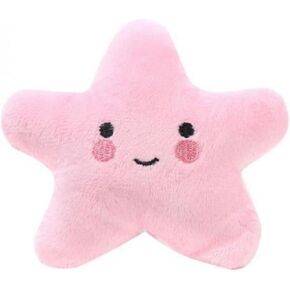 1Pc Pink Weiy Starfish Squeaky Dog Toy,Soft Plush Vocal Dog Plaything Pets Supplies Teddy Bichon,Pink Squeaky Toys/Chew Toys for Medium Large Breed, Dog Squeak Toys, Dogs