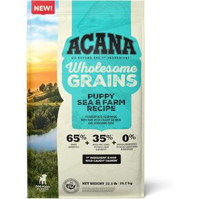 ACANA™ Wholesome Grains Dry Dog Food Puppy Sea & Farm Recipe, 22.5lb
