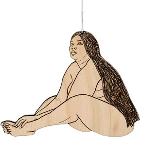 100% That B Wood Christmas Ornament