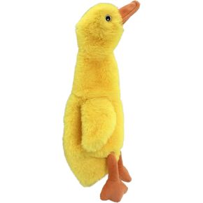 PetSport No Stuffies Stuffing Free Dog Toy with Squeaker Inside for Medium to Large Dogs (Duck)