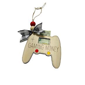 Gaming Money Only (No Gift Cards) Holder - Christmas - Birthday - Graduation - Ornament - Gift for Him Her