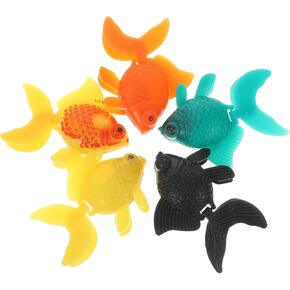 Artificial Aquarium 5pcs Bubble Ornaments Goldfish Ornament Artificiales para Fake Fish Ornament Decorations Artificial Fish Tank with Moving Fish Artificial Lifelike