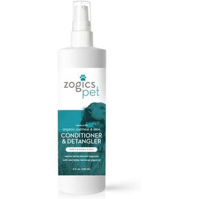 Detangling Dog Conditioner Spray - Detangles and Conditions Coat and Skin - Professional Dematting Formula with Organic Oatmeal and Aloe