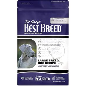 Best Breed Dr. Gary's Large Breed Dog Diet Made in USA [Natural Dry Dog Food] - 28lbs., Dark Brown, Medium