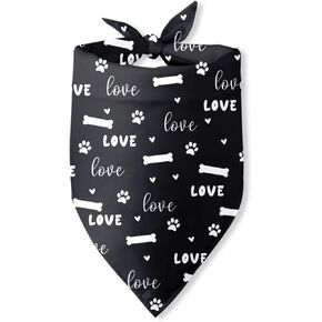 Wedding Dog Bandanas Engagement Dog Bandana for Dogs Love Dog Wedding Engagement Bandana Puppy Bandana Triangle Bibs Scarf Accessories for Small Medium Dogs Pets