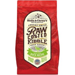 Stella & Chewy's, Cage-Free Duck Recipe Raw Coated Kibble Dry Dog Food, 3.5 Pound