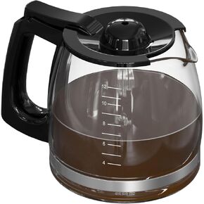 12-Cup Coffee Pot Replacement Compatible with Hamilton Beach Flexbrew Models: 49902, 49915, 49905C, CM4309, 49317, 49467, 49611, 49904, 49934, 46230, 46290, 46293, 46294, 46299, Part Number: 990136800