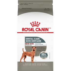 Royal Canin Medium Dog Dental Care Dry Dog Food, 28 lb bag
