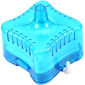 Mini Aquarium Sponge Filter, Small Internal Fish Tank Filter Detachable with Activated Carbon and Air Stone for Small Fish Tanks Below 40cm in Length