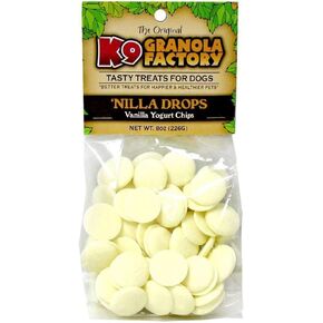K9 Granola Factory Nilla Drops يعامل للكلاب، 8 أوقية لكل كيس