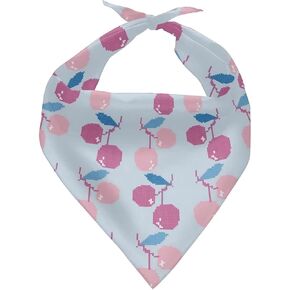 Music Note Dog Bandana Girl Boy Pet Triangle Bib Scarf Pet Bandana Washable Adjustable Dog Kerchief Suitable for Most Dogs and Cats,Black