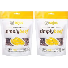 Sojos Sojos Simply Beef Dog Treats, Pack of 2