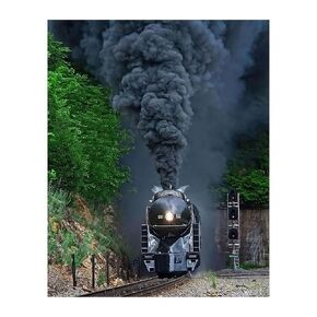 N&W 611 Steam Locomotive-Wall Decor, This Antique Train Wall Decor Print Is A Classic Railroad Wall Art For Living Room, Kids Bedroom Wall Decor, Office Wall Decorations & Studio Decor. Unframed-8x10"
