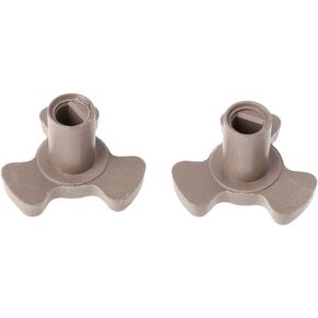 Microwave Oven Turntable Roller Guide Support Coupler Tray Shaft 2Pcs 17mm (Coupler Mount)
