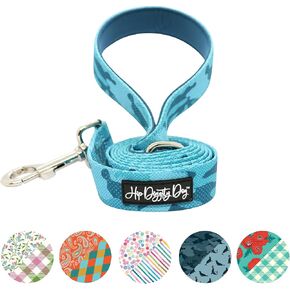 | Padded Handle Dog Leash | Sizes for all Dogs Great and Small | Treat your Dog to Tail Wagging Comfort and Style (Poppy, Small)