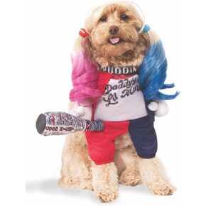 Rubie's DC Comics Suicide Squad Walking Harley Quinn Pet Costume, Medium As Shown