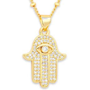 Hamsa Necklace For Women - Evil Eye Necklace - Buddha Necklace - Evil Eye Jewelry - Boho Jewelry - Evil Eye Charm - Spiritual Jewelry - Hamsa Pendant - Mano de Fatima - Gift for Her