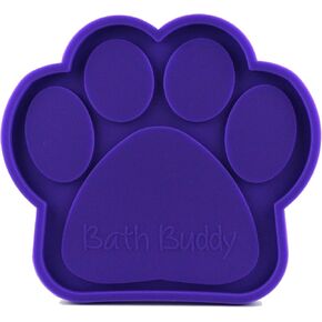 New for Dogs - The Original Dog Bath Toy - Makes Bath Time Easy, Just Spread Peanut Butter and Stick (Red)