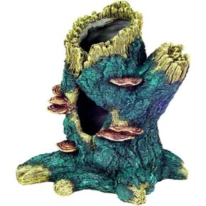 Exotic Environments Hollow Tree Stump Aquarium Ornament