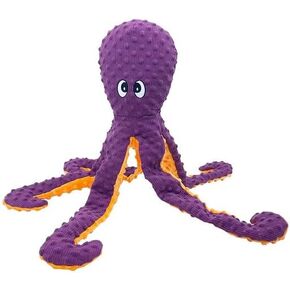 Pet Lou Dotty Friends 2.0 Purple Octopus, 26-inch Height, Pet Toys Supplies
