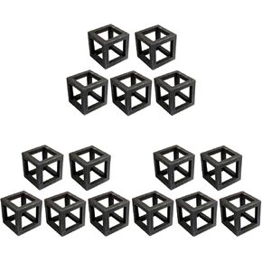 balacoo 15 Pcs Pottery Betta Fish Shrimp House for Aquarium Accessories, Rock Small Ceramic Decorations, Tank Breeding Goldfishes Ornament Cave Habitat House