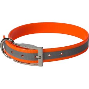 Sunglo Reflective Regular Dog Collar, 1 x 25, Orange