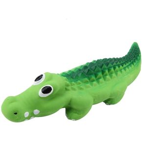 Squeaky Dog Toys Cute Crocodile Latex Toys Chewing Squeaky Toy Dog Chew Toy for Interactive Fetch Play for Small Medium Pets Dog Latex Squeaky Toys Dog Fetch Toy