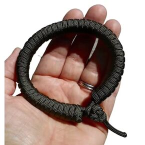 Mens Paracord Bracelet, Emergency Quick Release 550, Deployment Gift Bracelet, Boot Camp Gift, Solid Army Green Bracelet, Survival Bracelet