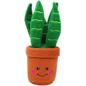 ZippyPaws- Plush Dog Toy & Puppy Toy - Snake Plant