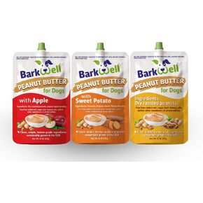 Peanut Butter Squeeze Variety Pack 3 Pack (24 oz)- All-Natural Dog Peanut Butter for Dogs Dog Treat Sourced and Made in The USA