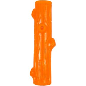 Rubber Crunch Fetch Stick for Dogs - Crackle Interactive Water Play Toy Gift for Small Medium and Large Dogs