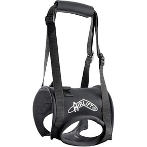 Airlift One Back end Support Harness, Lift, Mobility, Support for Dogs and Cats.Lifting Harness for Back Legs, Adjustable Handles Rehab Black, Medium Large25-29