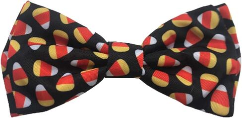 Huxley & Kent Bow Tie for Pets | Candy Corn (Large) | Halloween Bow Tie Collar Attachment | Fun Bow Ties for Dogs & Cats | Cute, Comfortable, and Durable | H&K Bow Tie in Saudi Arabia