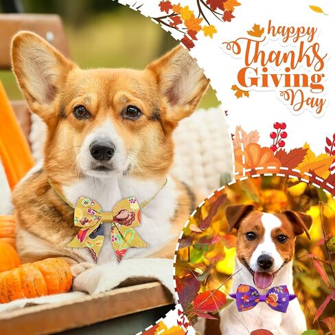 Sadnyy 60 Pcs Christmas Dog Bows for Dogs Christmas Dog Collars Adjustable Santa Claus Snowman Dog Bowtie Collar Includes 24 Pet Neck Ties and 24 Bowties 12 Pet Bowknot Set for Pet Grooming in Kuwait