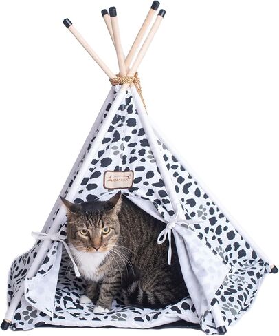 سرير للقطط من ارماركات C46، مقاس واحد، أبيض، أسود in Kuwait