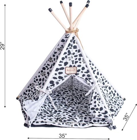 سرير للقطط من ارماركات C46، مقاس واحد، أبيض، أسود in Kuwait