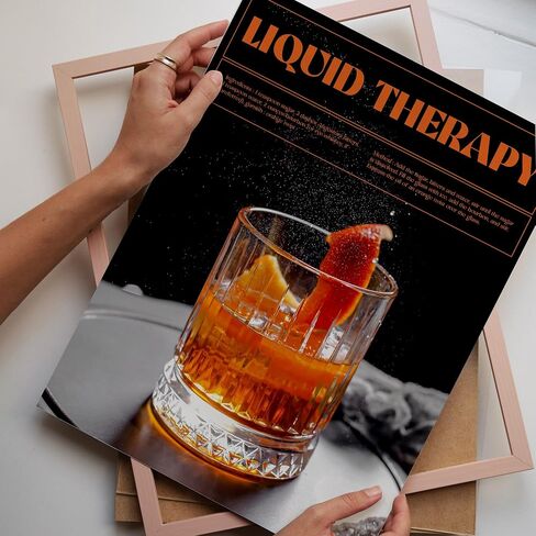 Set 9 Cocktail Poster Bar Wall Art, Bar Cart Decor, Cocktail Prints Bar Poster, Bar Cart Decor And Accessories, Bar Cart Decorations, Bar Cart Accessories, Alcohol Pictures Wall Decor(UNFRAMED) in Saudi Arabia