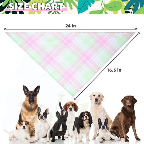 KOOLTAIL Valentines Day Dog Bandanas 4 Pack, Soft Breathable Pet Triangle Scarf, Pink Heart Pattern Holiday Costume, Washable Puppy Kerchief Bibs,Handkerchief for Girl Boy Small Medium Large Dogs Cats in Kuwait